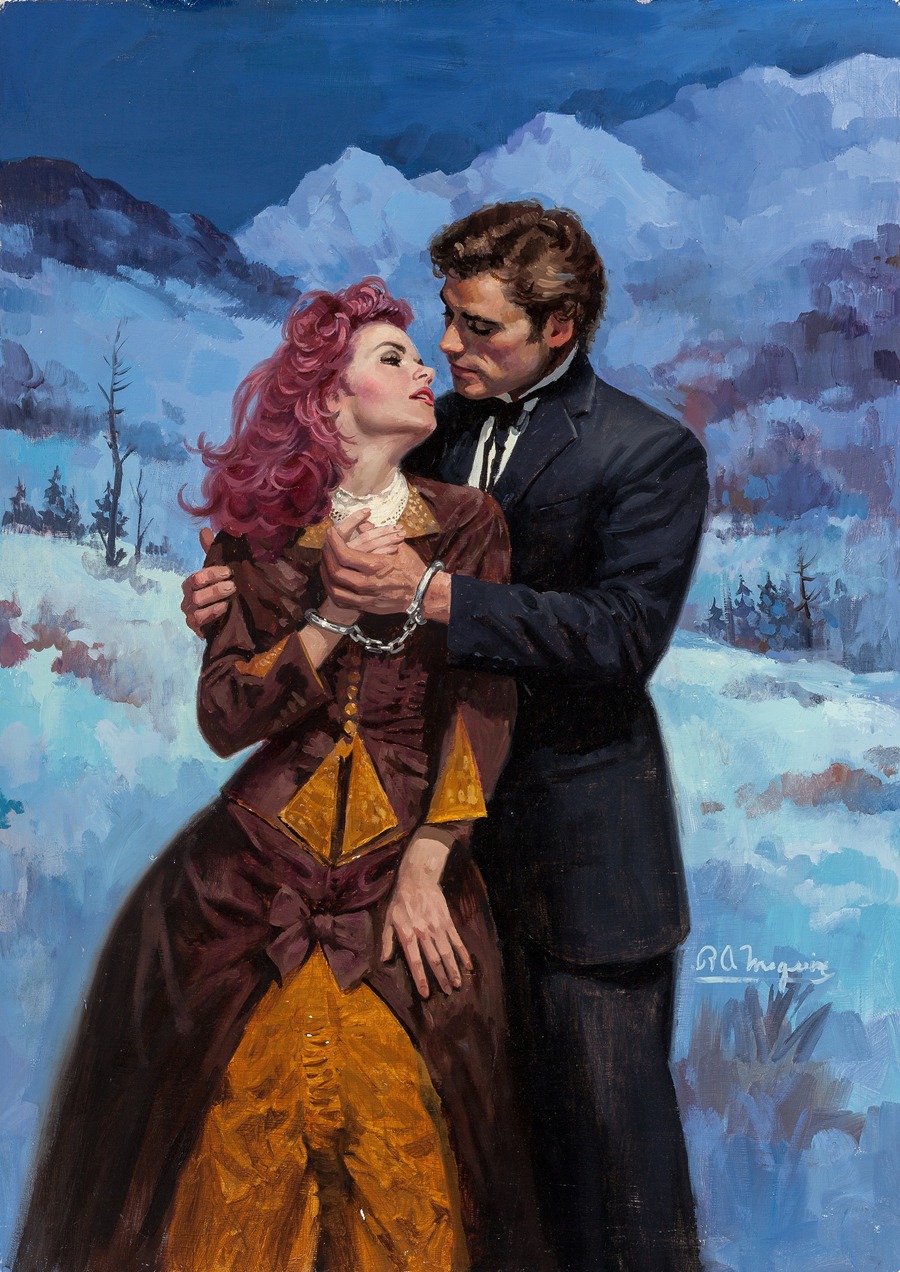 Robert Maguire - Almost a Lady, romance paperback cover