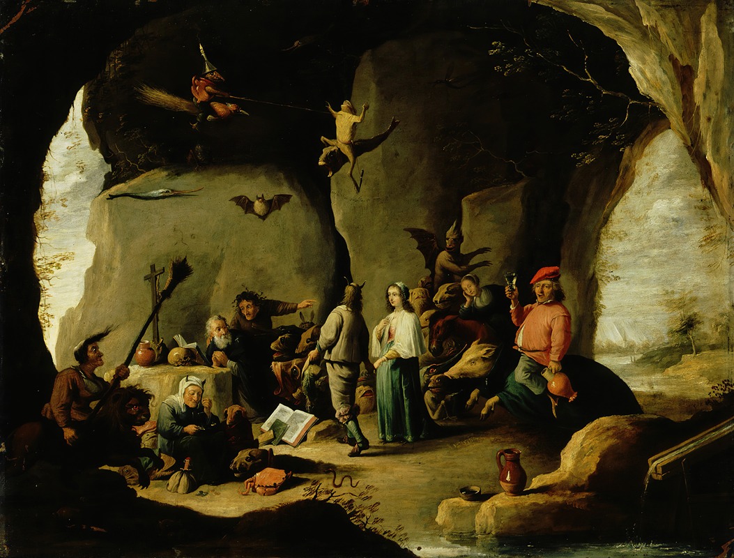 David Teniers The Younger - Temptation Of St. Anthony