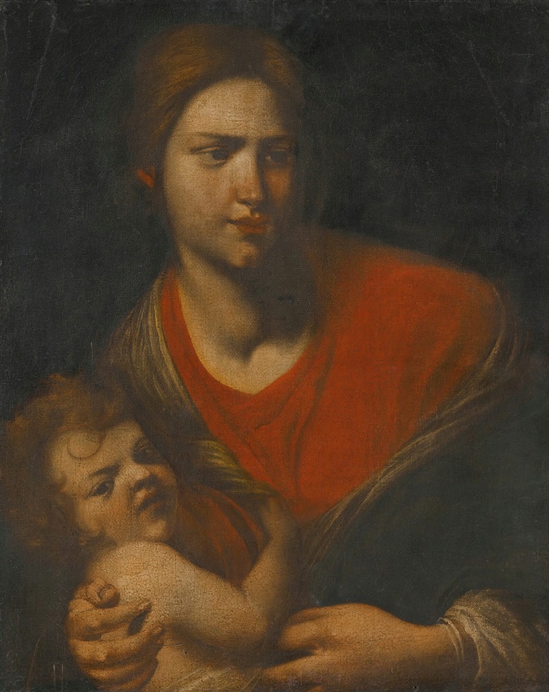 Follower of Francesco Furini - The Madonna And Child