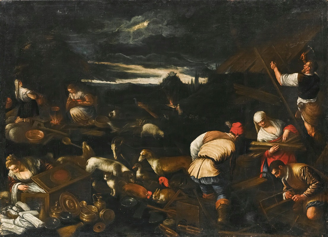 Follower of Jacopo da Ponte - Noah’s Sacrifice After The Flood