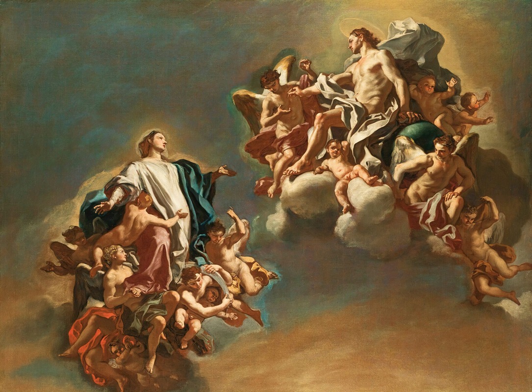 Francesco Solimena - The Assumption Of The Virgin