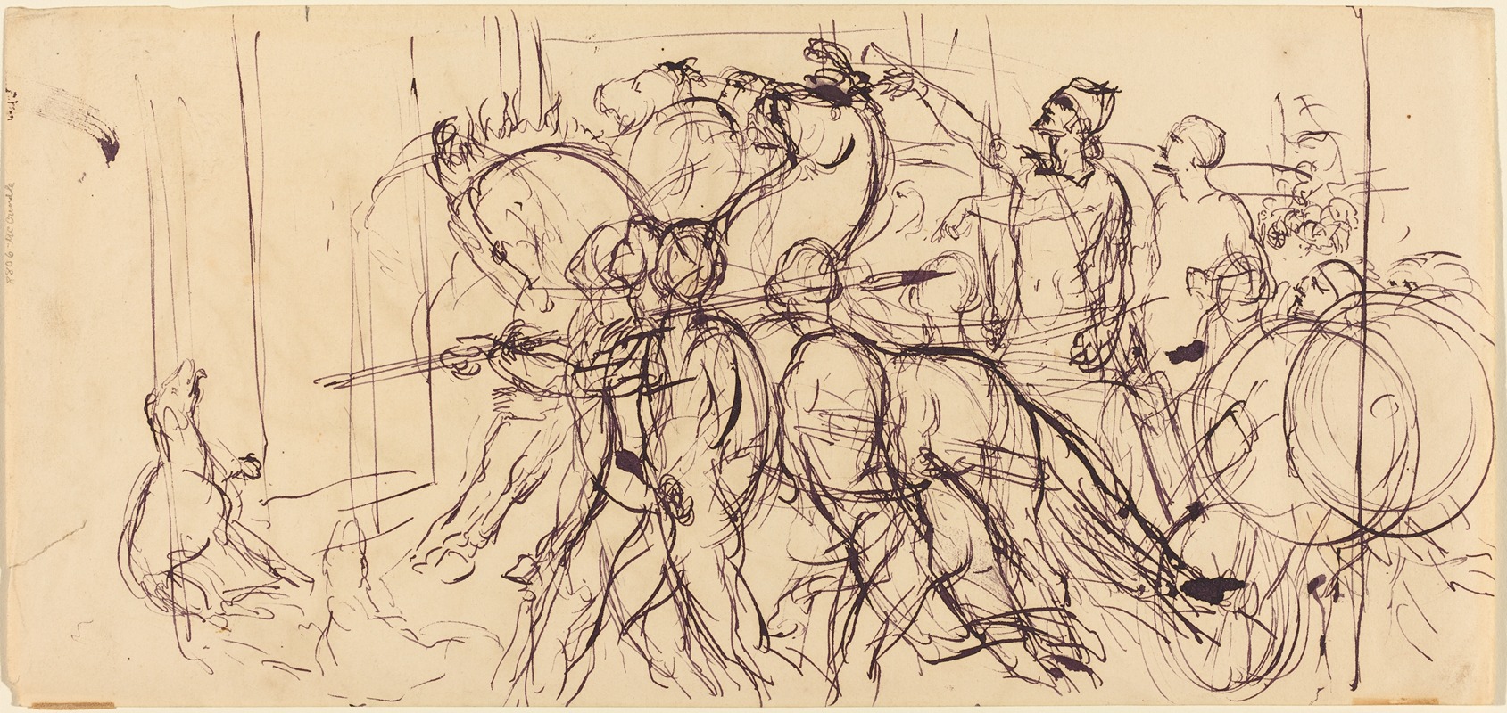 Eugène Delacroix - Charioteers