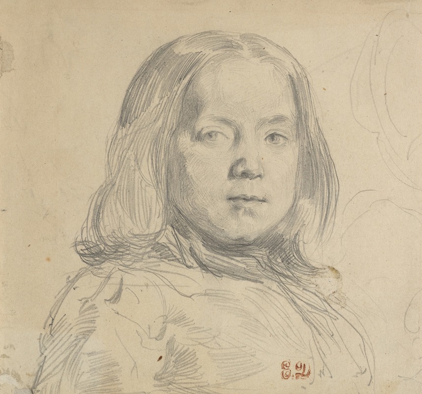 Eugène Delacroix - Portrait of a Child