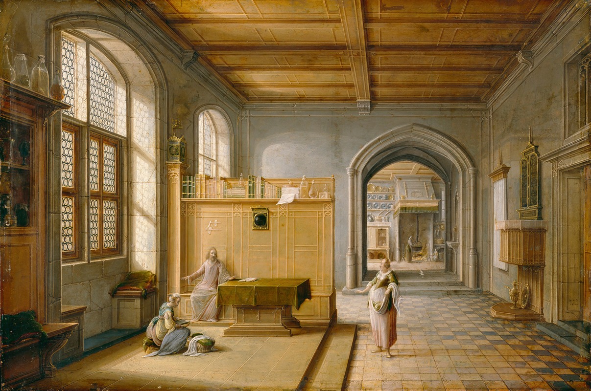 Hendrick van Steenwijck the Younger - Christ in the House of Martha and Mary