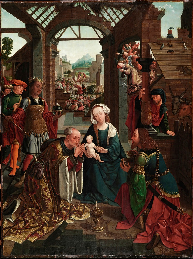 Jacob Cornelisz. van Oostsanen - The Adoration of the Kings