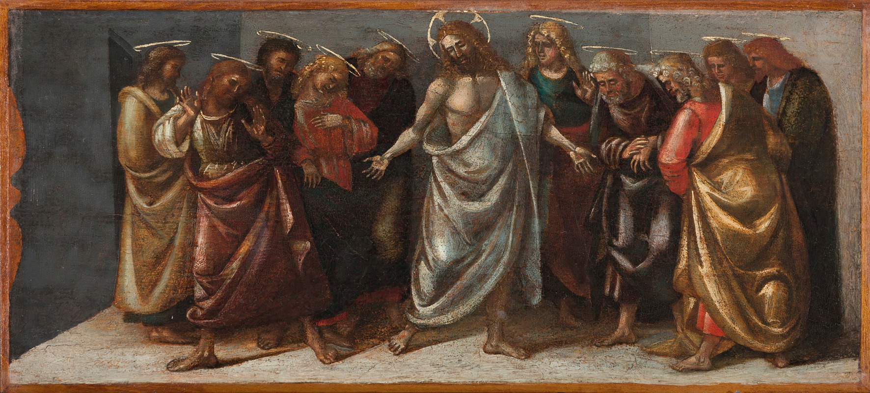 Luca Signorelli - The Resurrected Christ Appearing to His Disciples