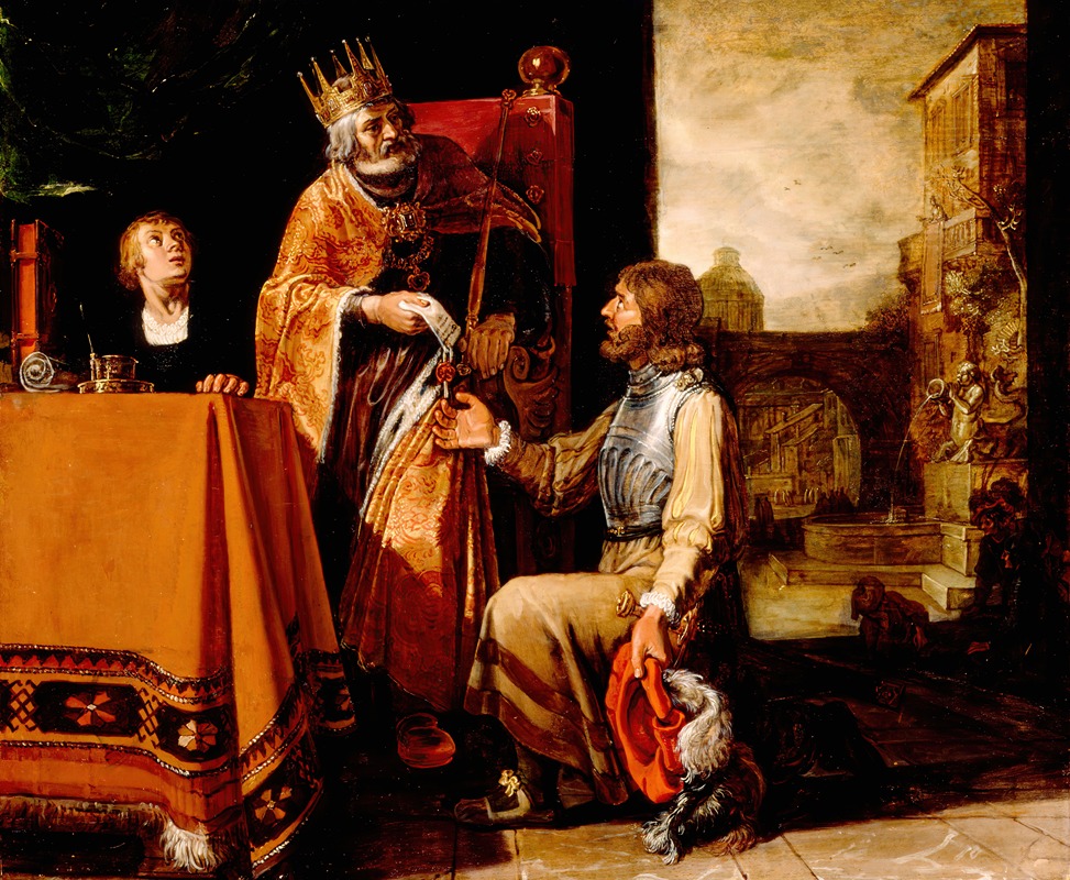 Pieter Lastman - King David Handing the Letter to Uriah