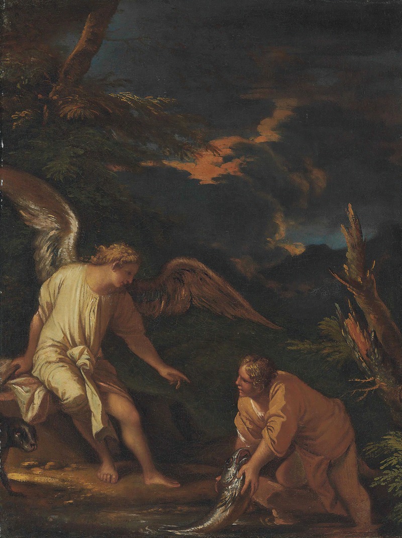 Salvator Rosa - Tobias and the Angel