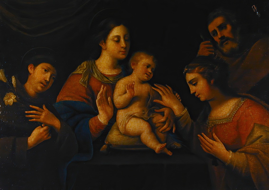 Anonymous - Spiritual Betrothal of Saint Catherine of Alexandria with the Infant Jesus