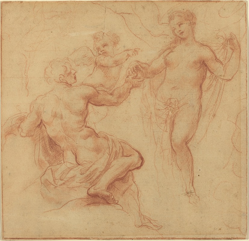 Francesco Albani - Paris Awarding the Apple to Venus
