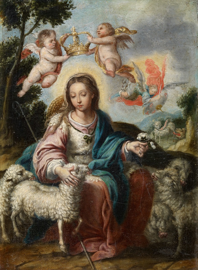 Alonso Miguel De Tovar - Divine Shepherdess