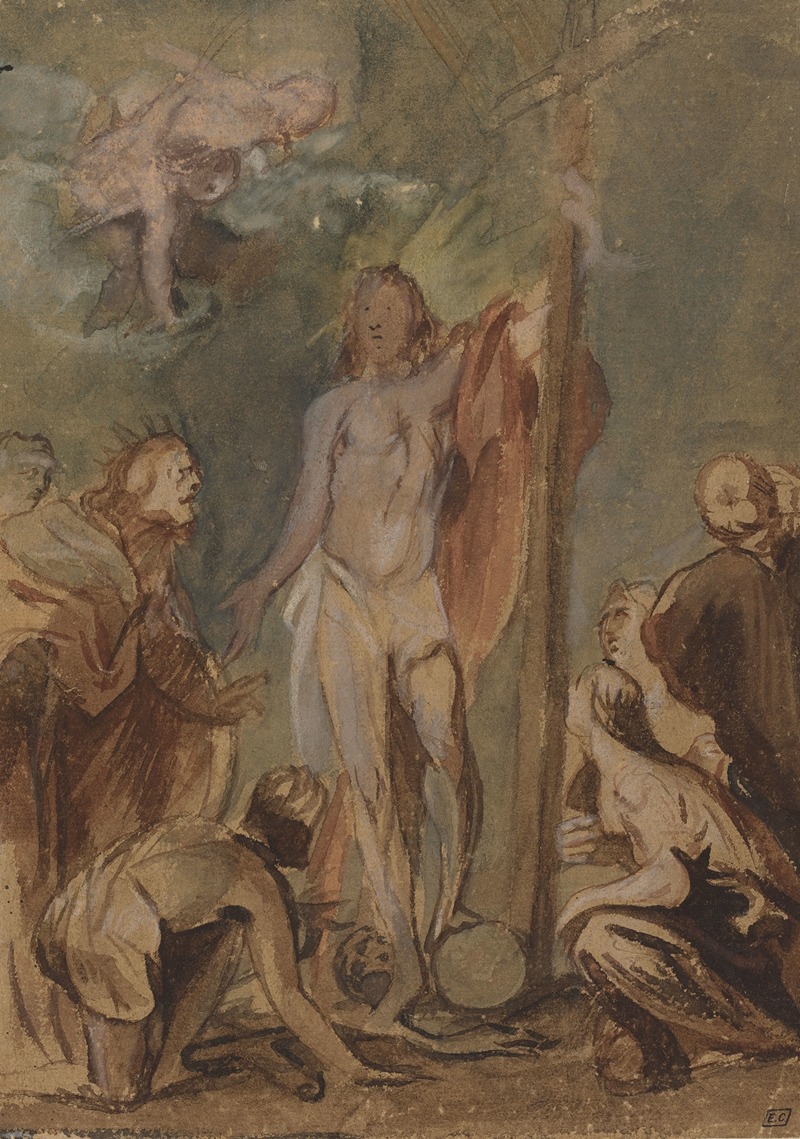 Jan Boeckhorst - The Risen Christ Surrounded by Saints