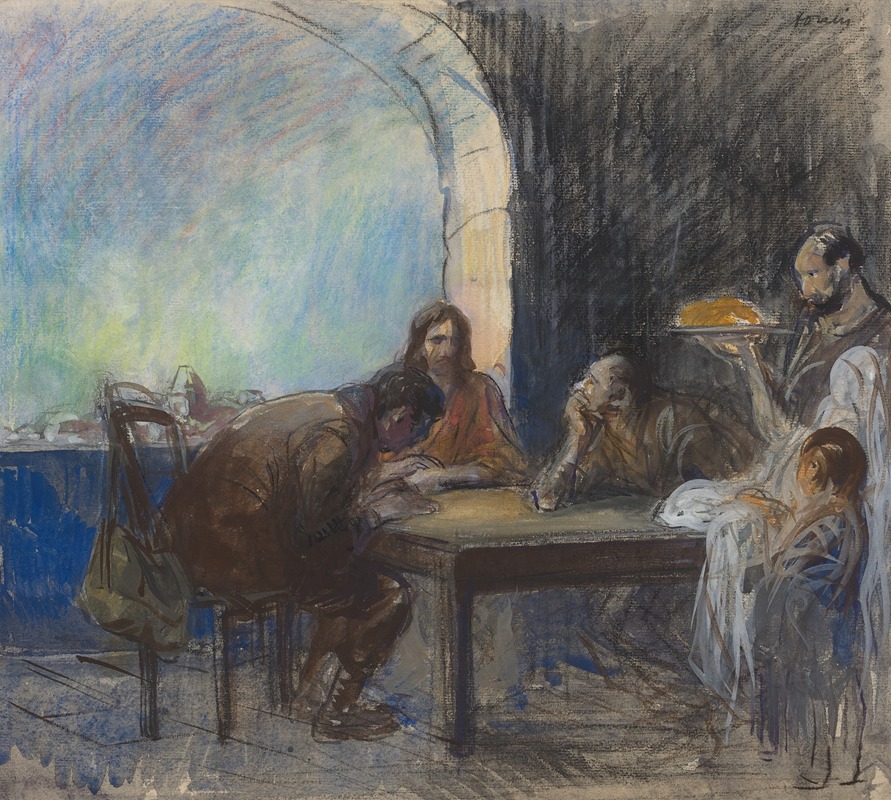 Jean-Louis Forain - The Supper at Emmaus