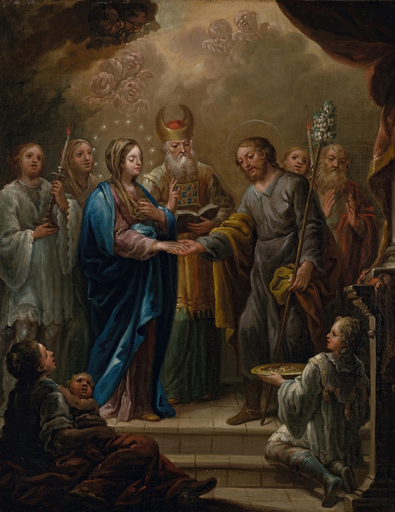 Jerónimo Ezquerra - The Betrothal of the Virgin and Saint Joseph