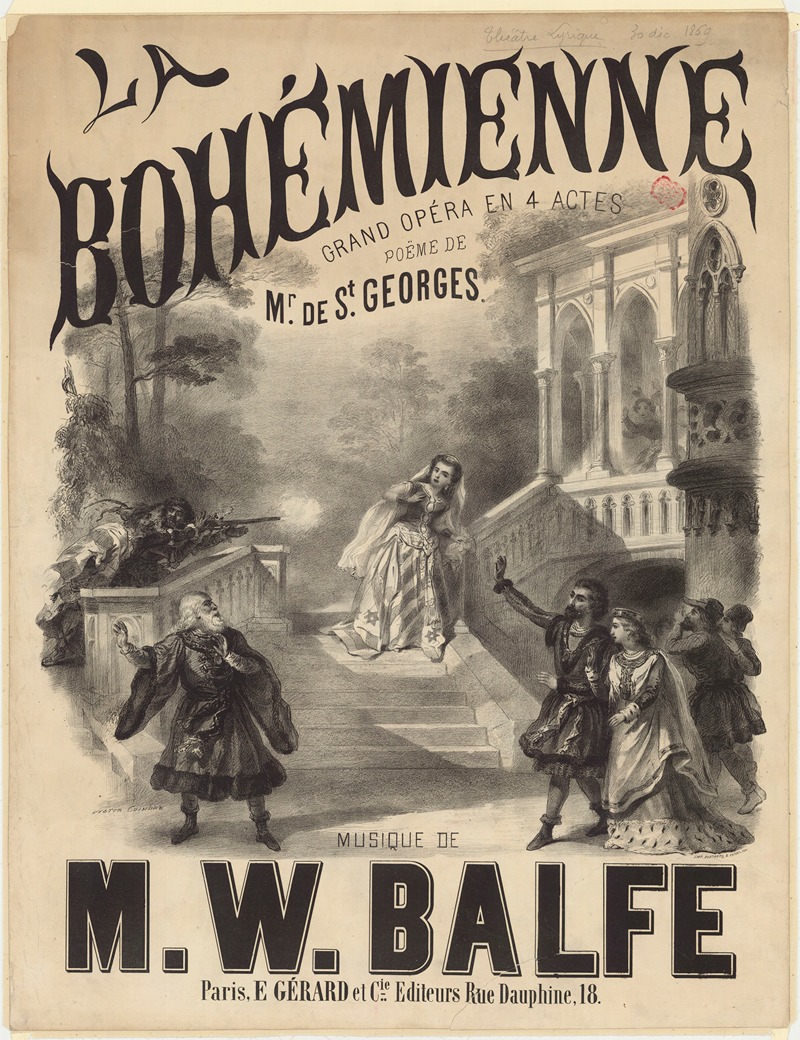 Victor Coindre - La Bohémienne. Grand opéra en 4 actes