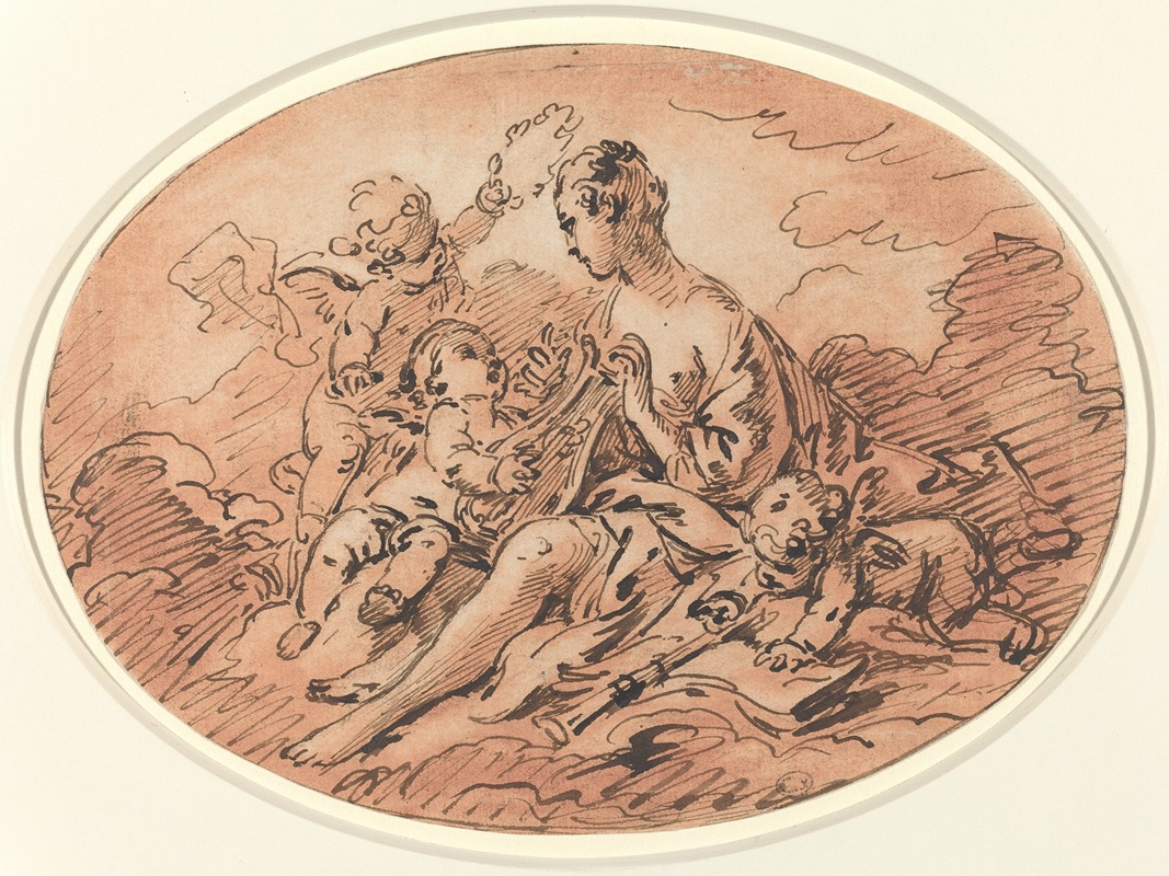 François Boucher - Allegory of Music