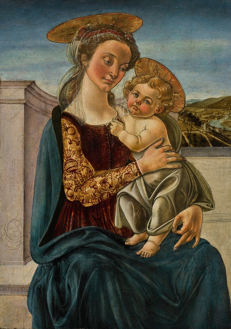 Biagio d’Antonio - The Virgin and Child before a landscape