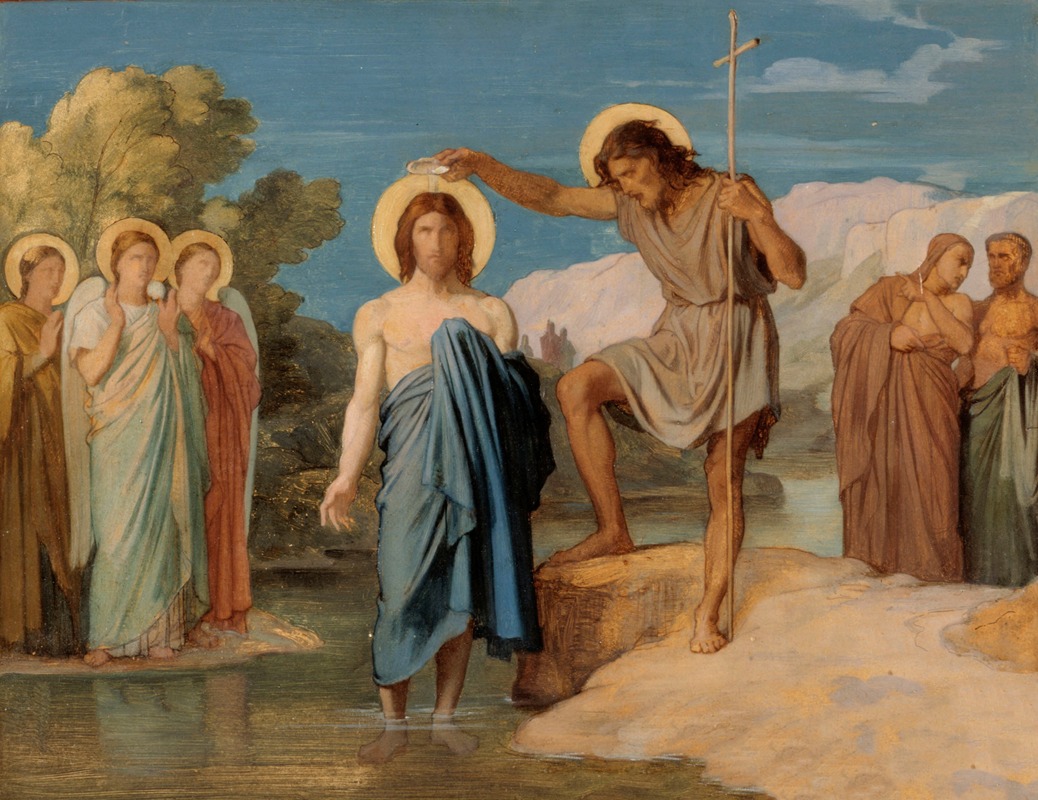 Jean-Hippolyte Flandrin - Le baptême du Christ