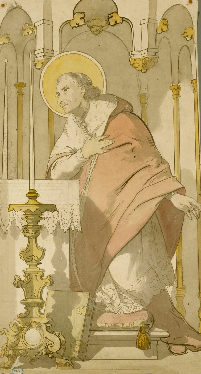 Prosper Lafaye - Saint Ecclésiastique en prière