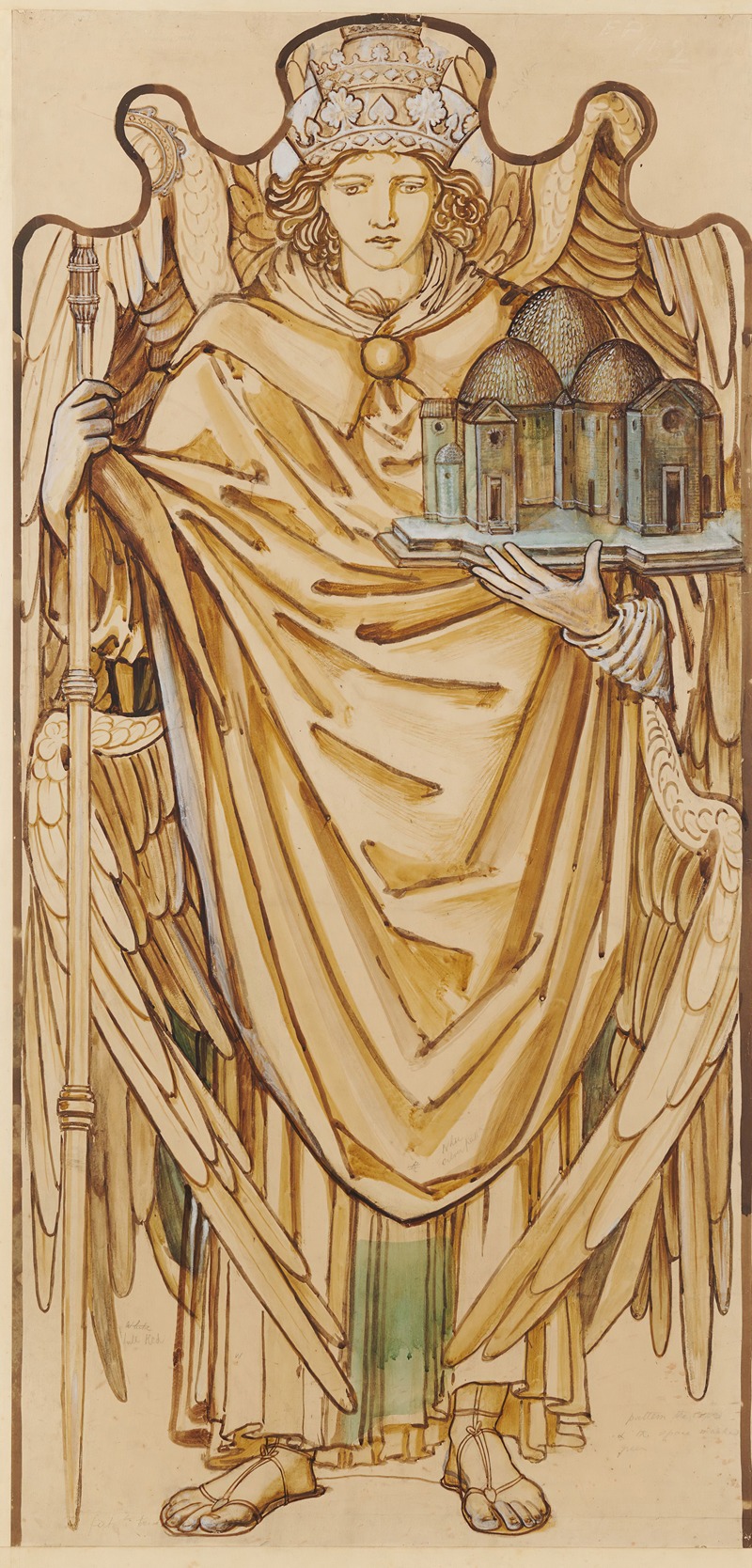 Sir Edward Coley Burne-Jones - The Angels of the Hierarchy – Potentates