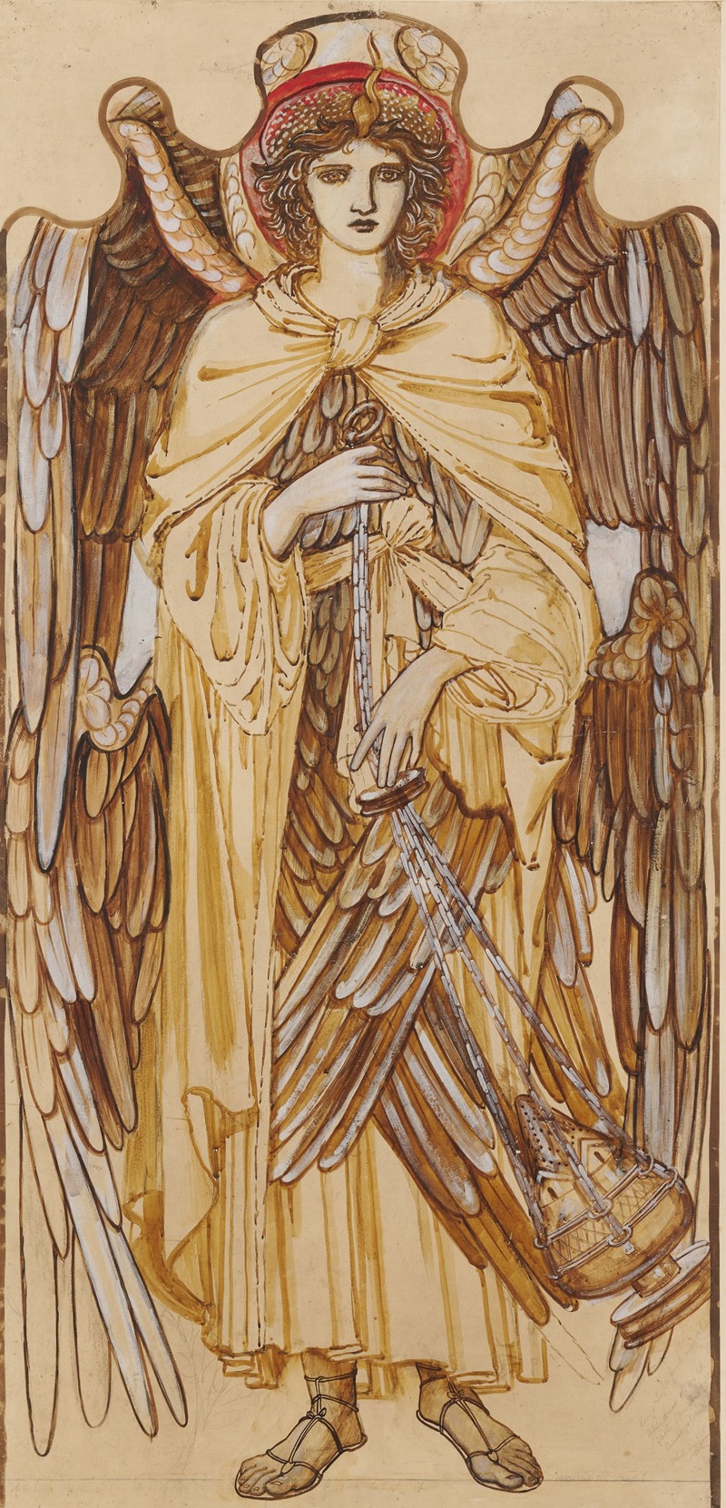 Sir Edward Coley Burne-Jones - The Angels of the Hierarchy – Seraphim