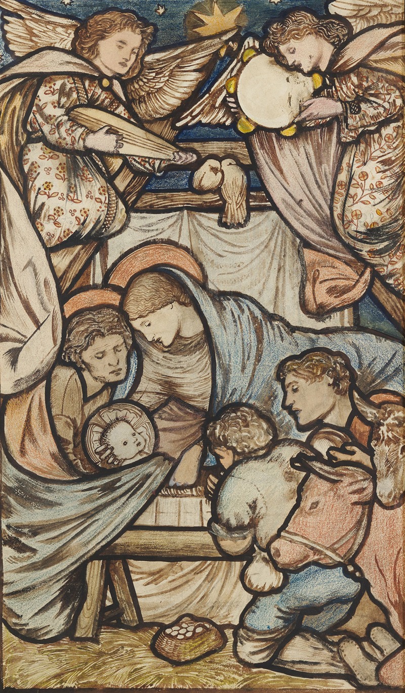 Sir Edward Coley Burne-Jones - The Nativity