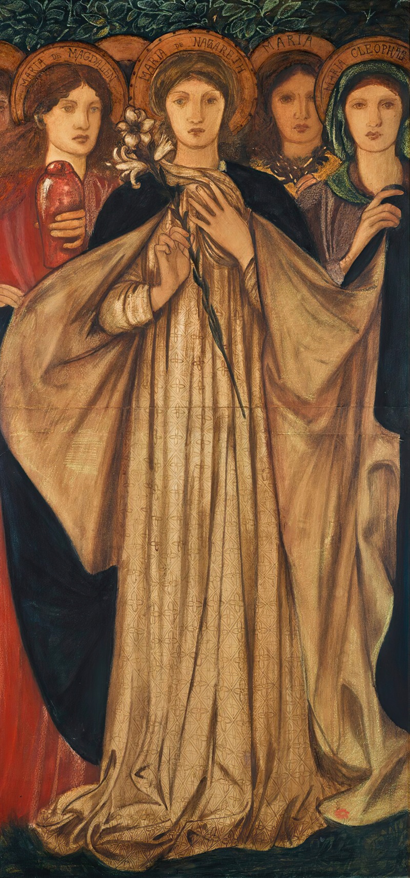 Sir Edward Coley Burne-Jones - The Three Marys