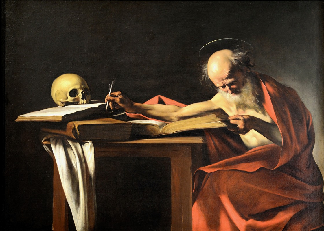 Caravaggio - Saint Jerome Writing