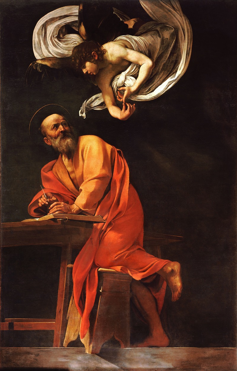 Caravaggio - Saint Matthew and the angel