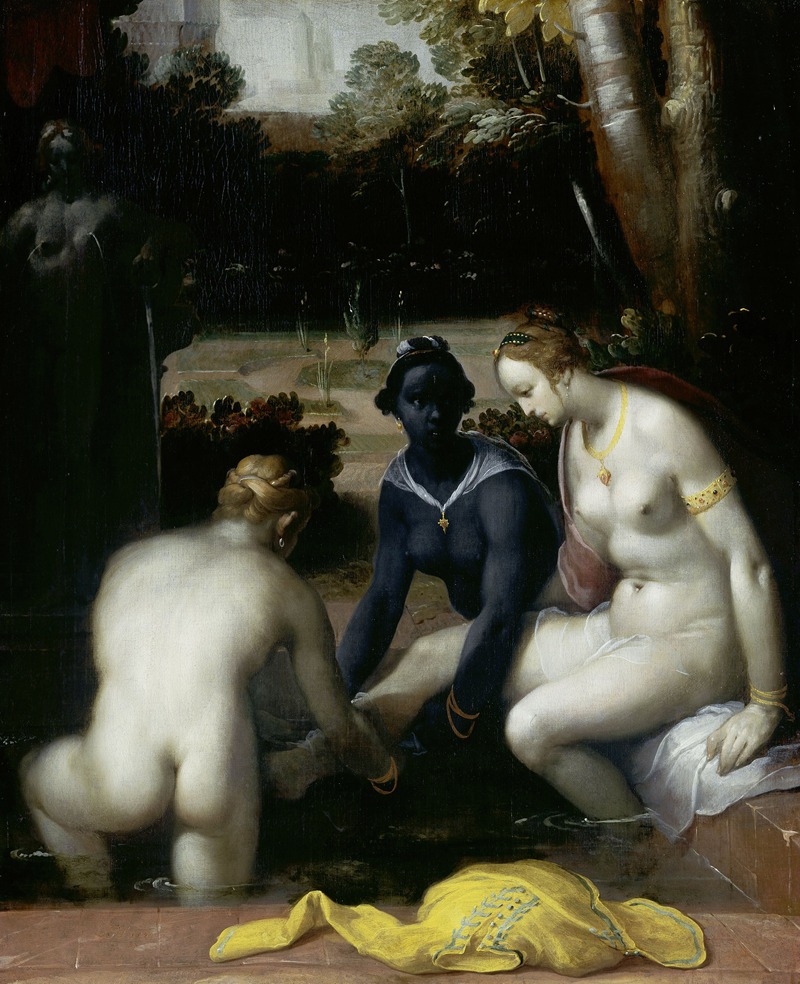 Cornelis Cornelisz Van Haarlem - Bathsheba at her Toilet