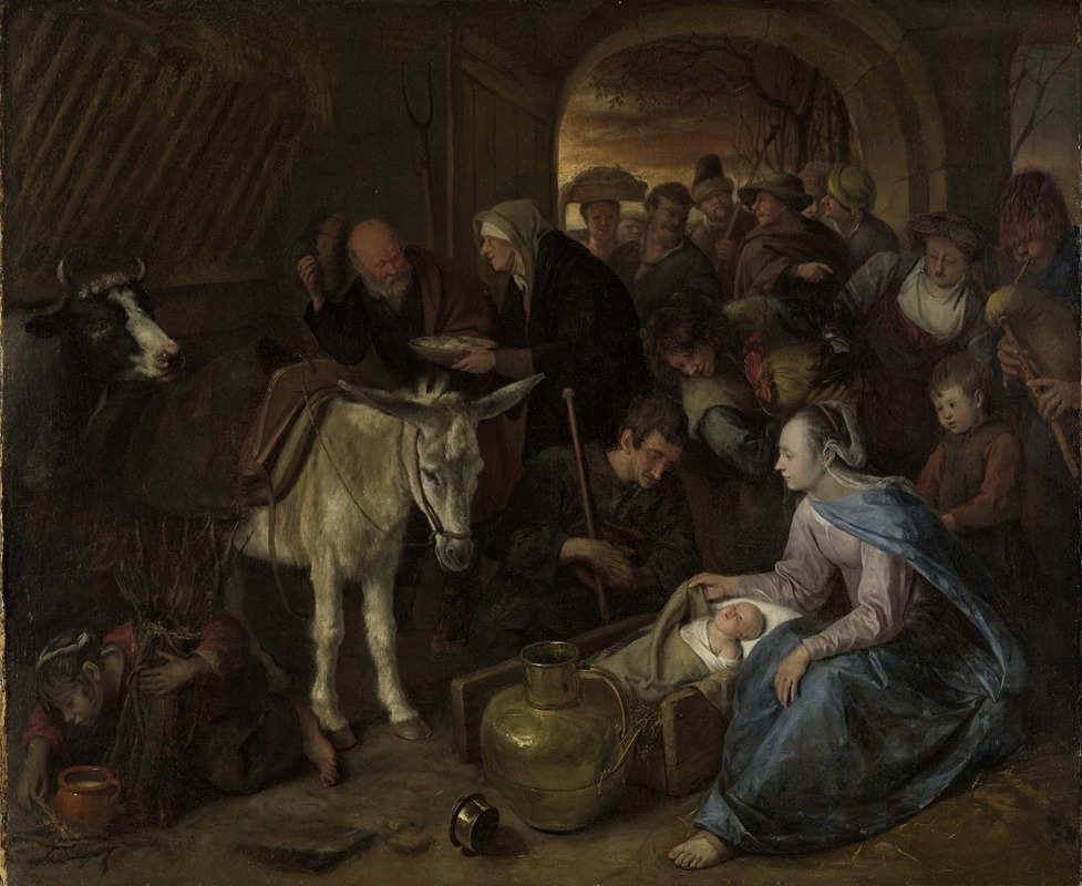 Jan Steen - The adoration of the shepherds