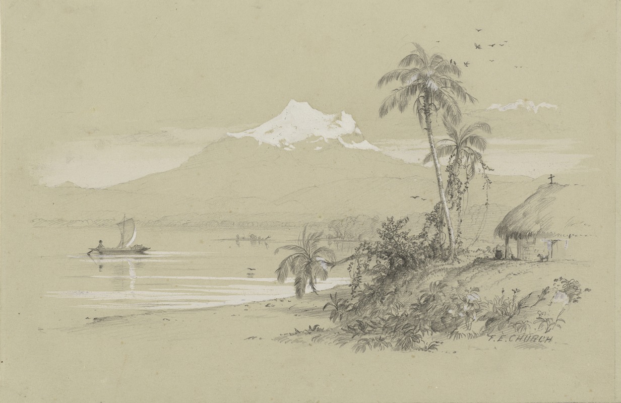 Frederic Edwin Church - Magdalena River, New Granada, Equador