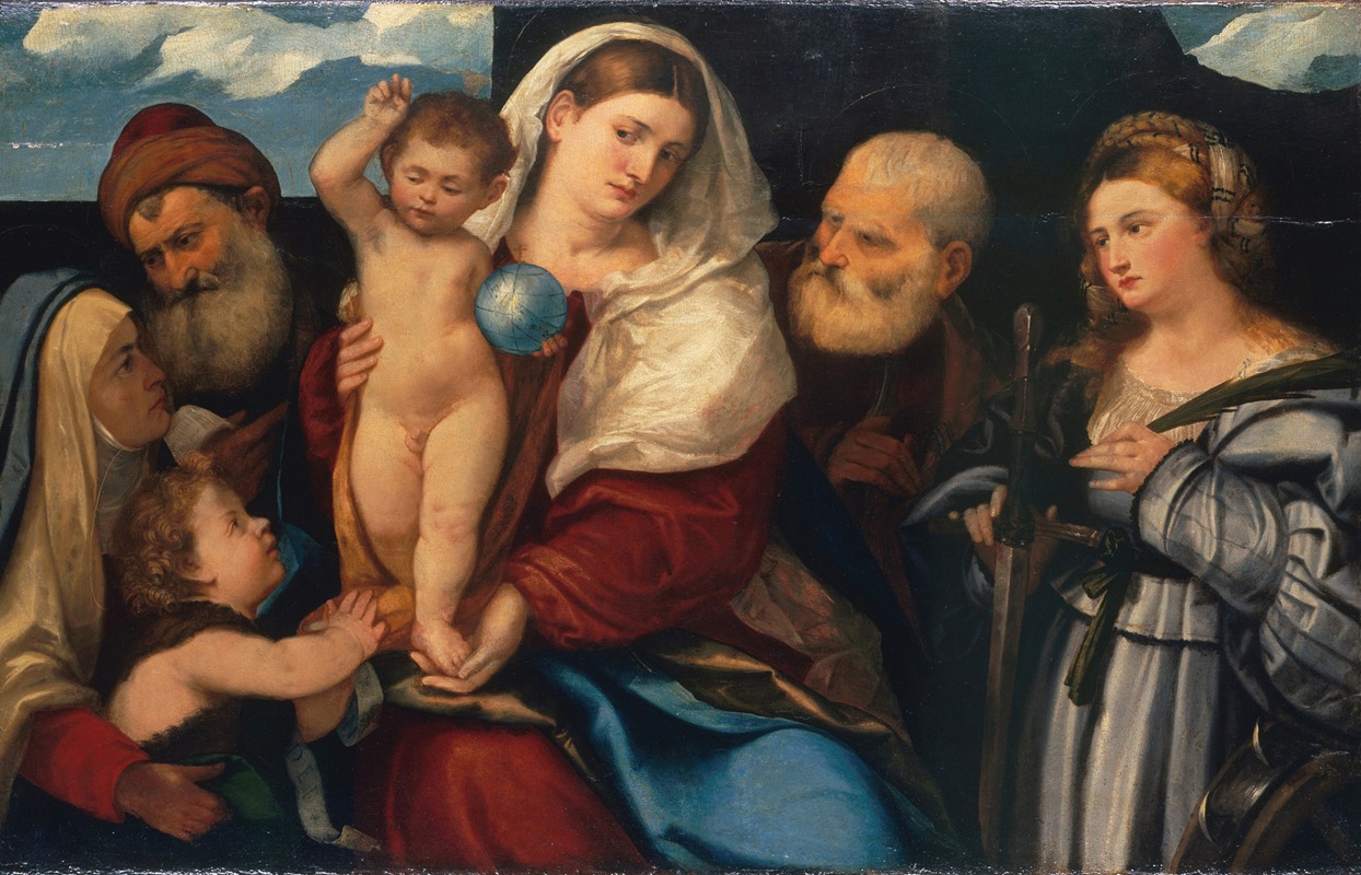 Bonifacio Veronese - Madonna and Child with Saints