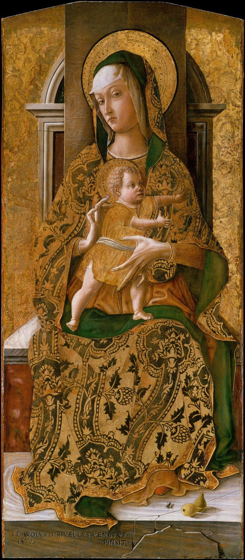 Carlo Crivelli - Madonna and Child Enthroned
