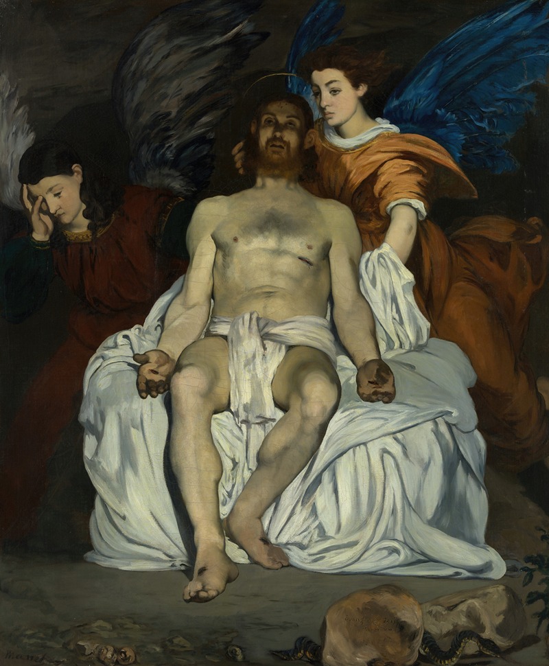 Édouard Manet - The Dead Christ with Angels