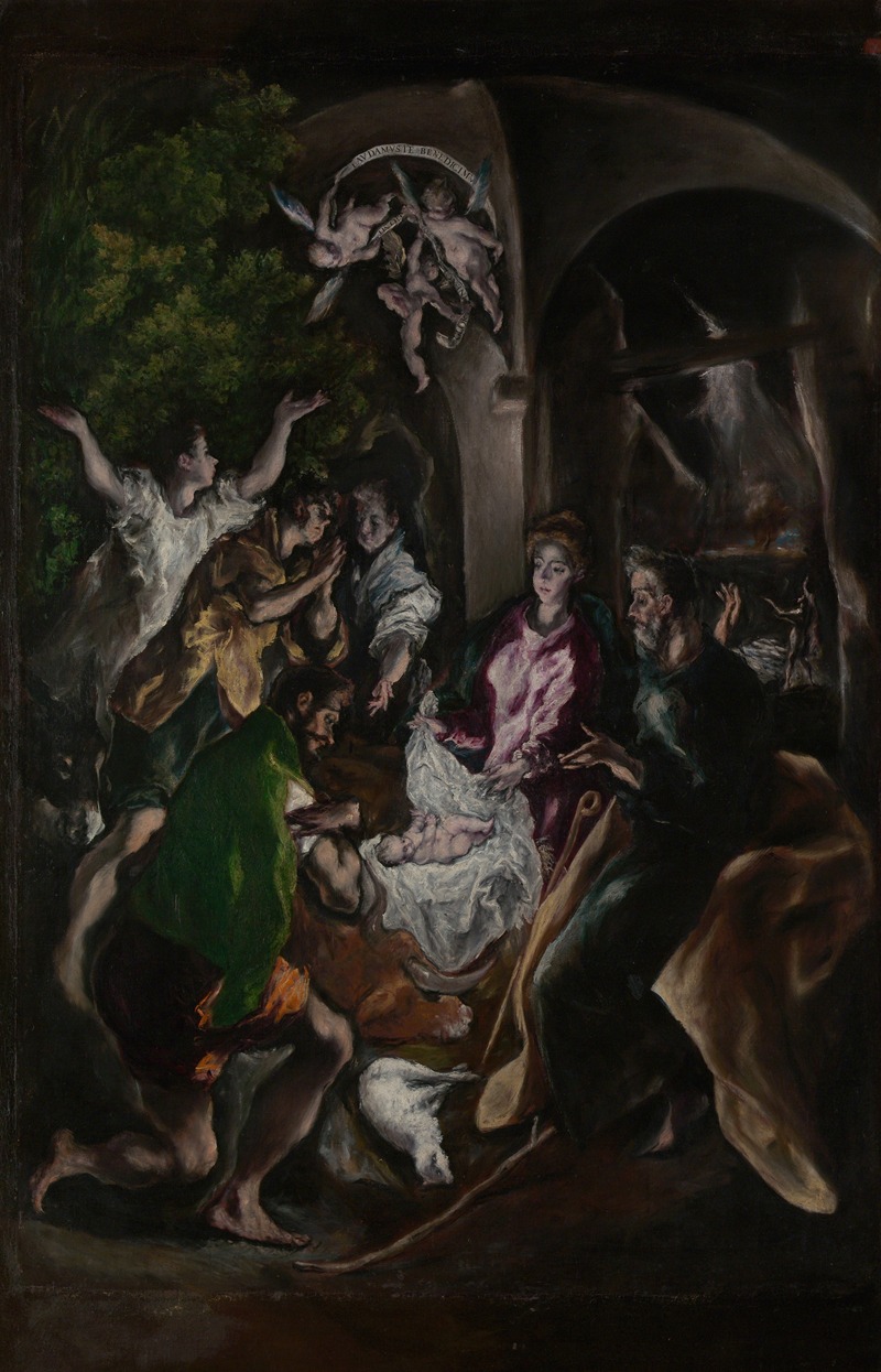 El Greco (Domenikos Theotokopoulos) - The Adoration of the Shepherds