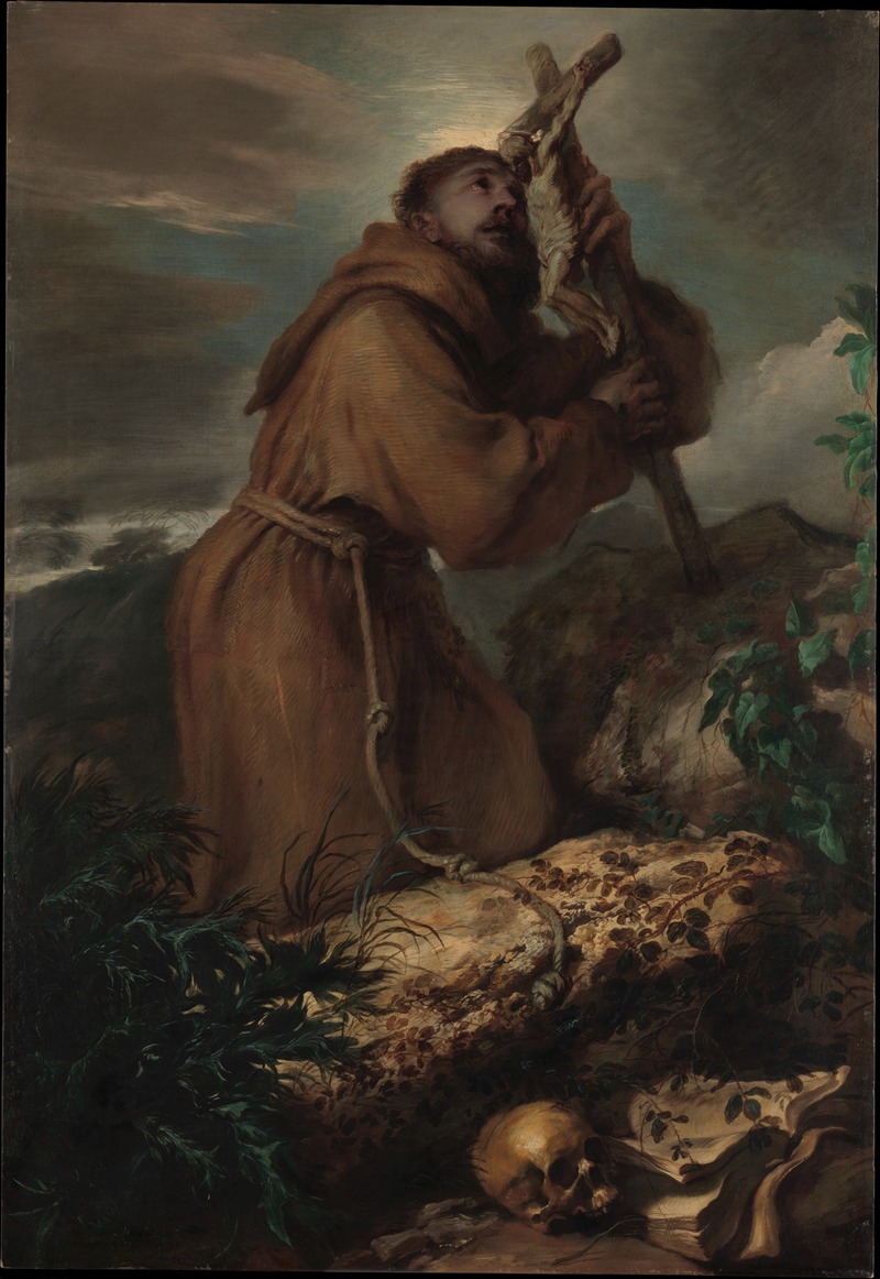 Giovanni Benedetto Castiglione - Saint Francis in Ecstasy