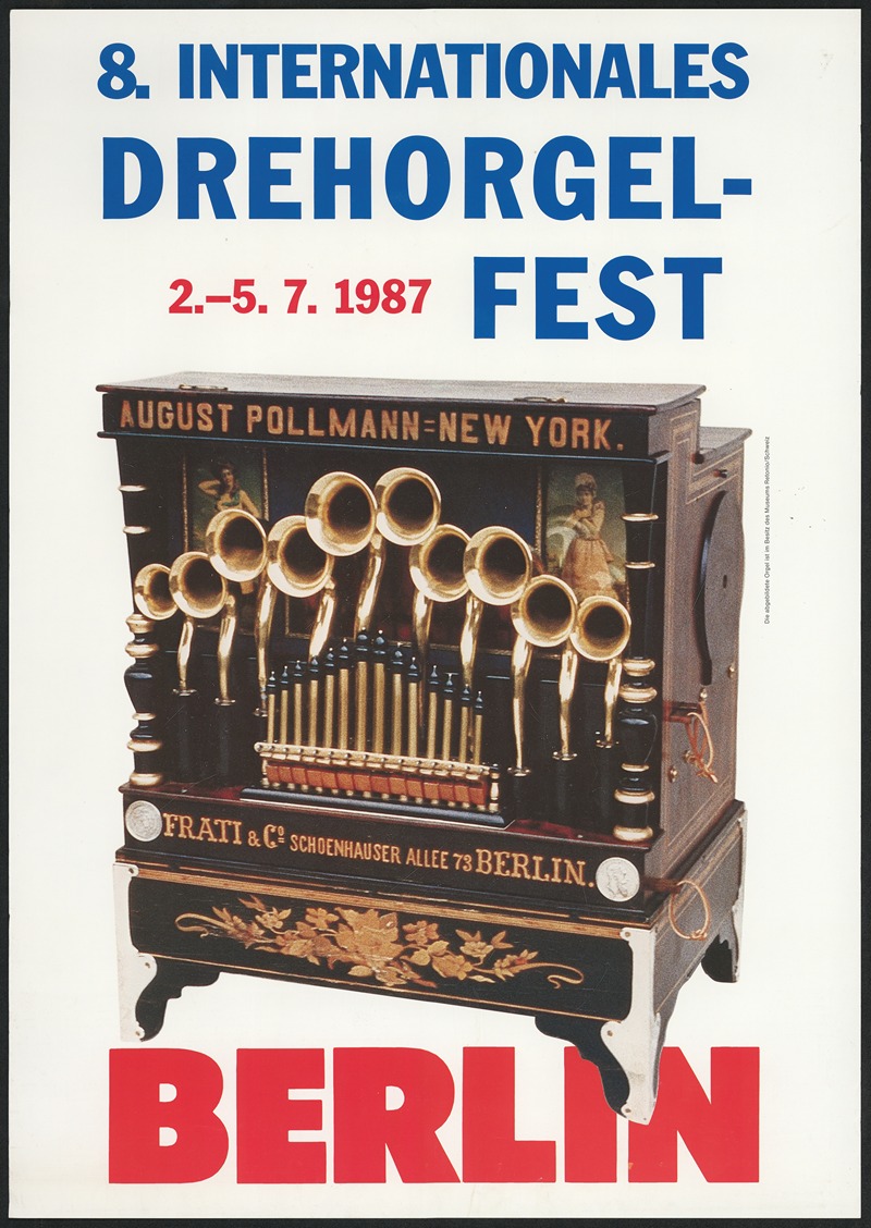 Anonymous - 8. Internationales Drehorgelfest Berlin