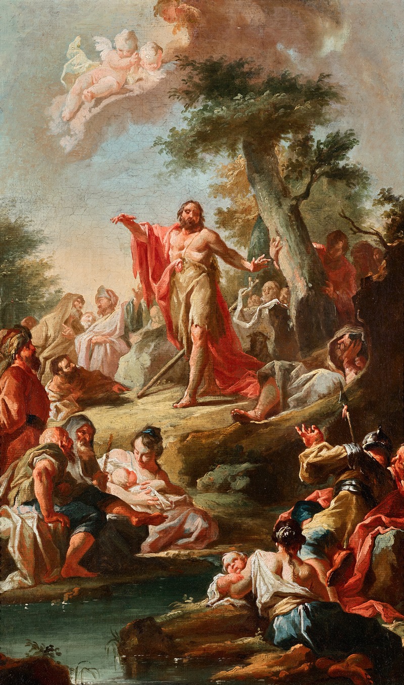 Johann Lucas Kracker - The sermon of John the Baptist