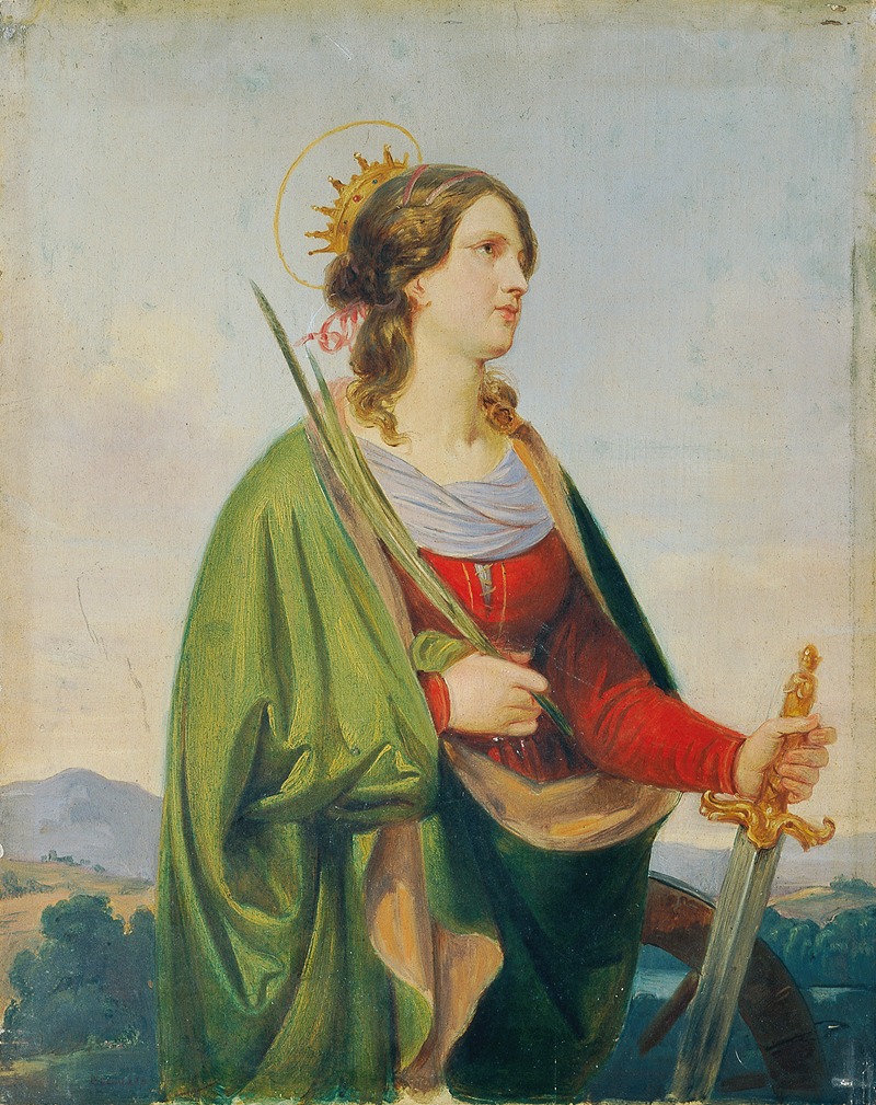 Joseph Hasslwander - Heilige Katharina