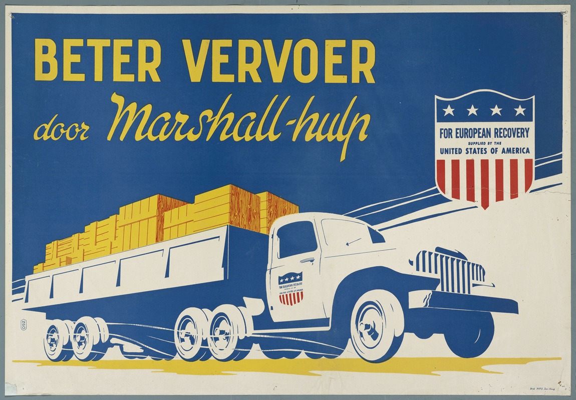 Anonymous - Beter vervoer door Marshall-Hulp For European Recovery supplied by the United States of America