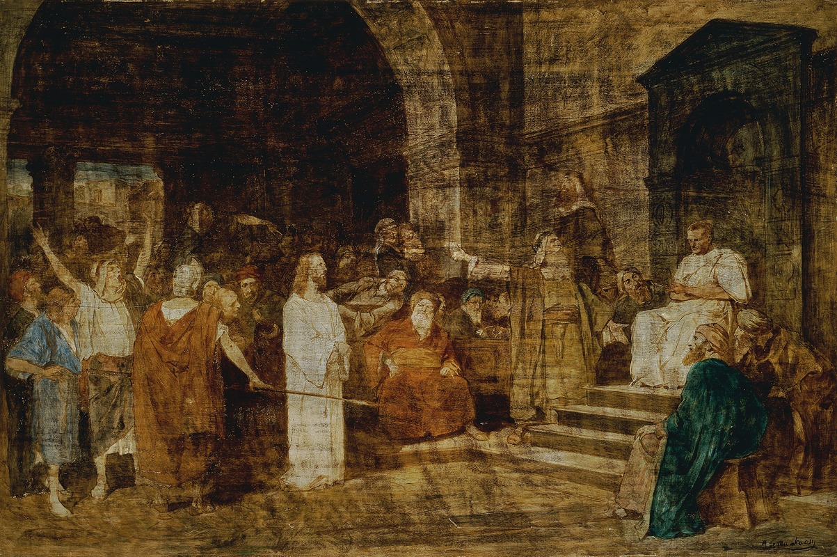 Mihály Munkácsy - Christus vor Pilatus