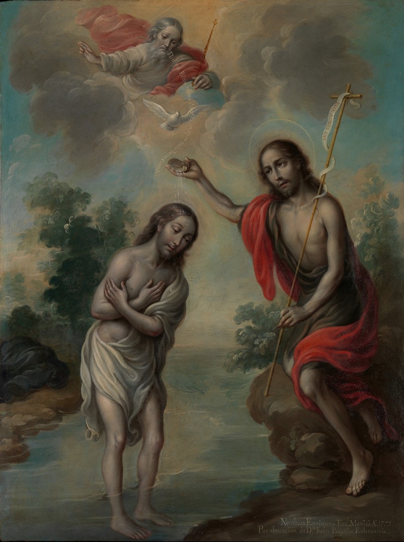 Nicolás Enríquez - The Baptism of Christ