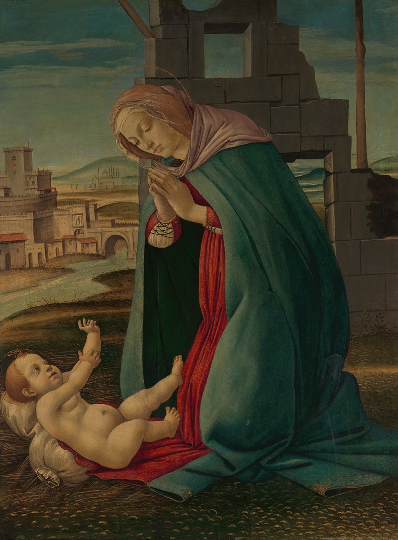 Follower Of Botticelli - The Nativity