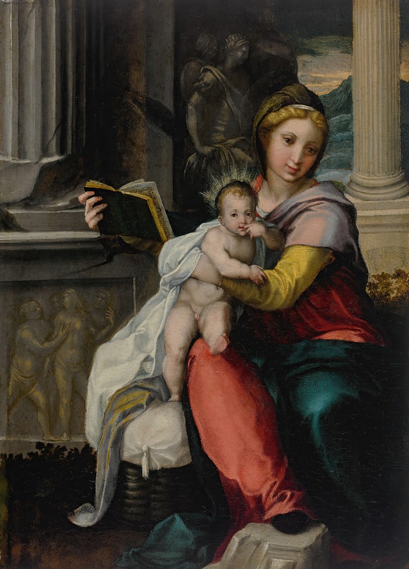 Alonso Berruguete - Madonna and Child with a book