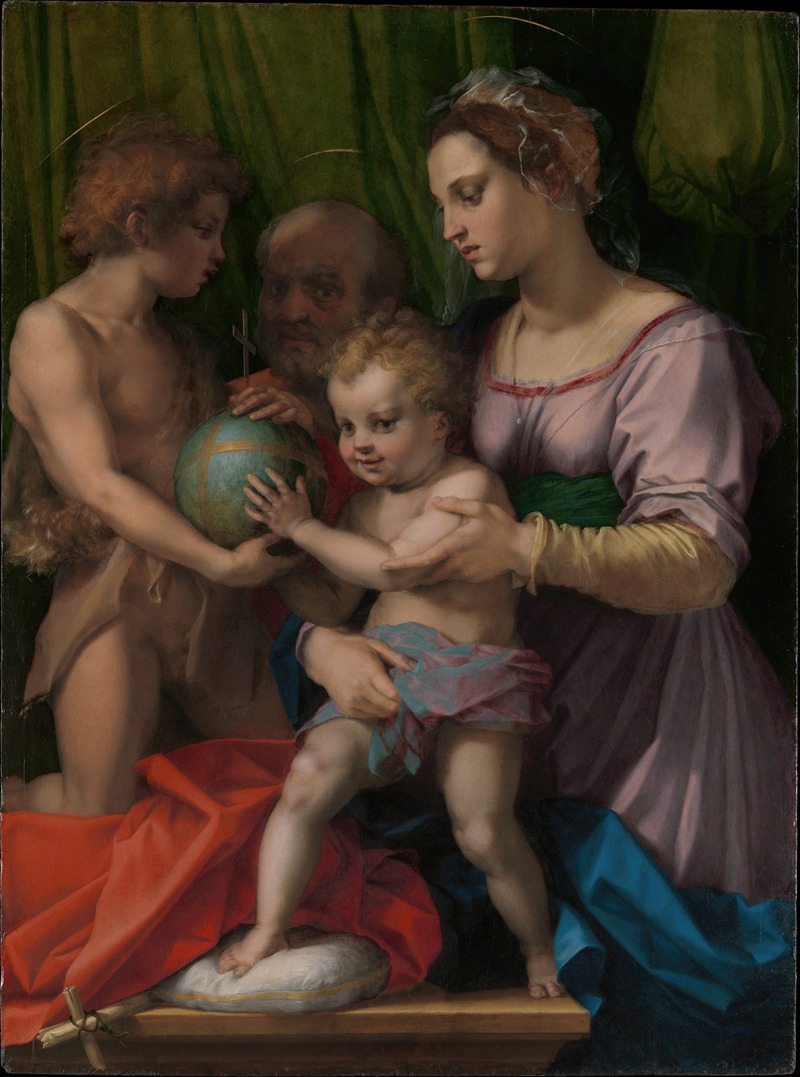 Andrea del Sarto - The Holy Family with the Young Saint John the Baptist