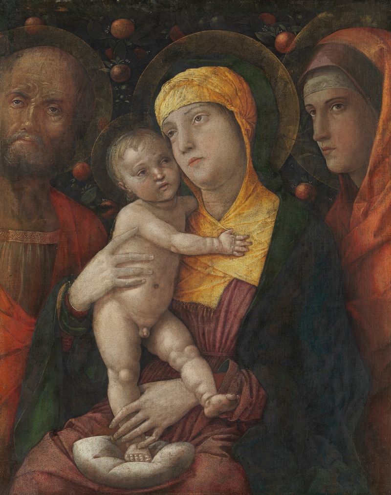 Andrea Mantegna - The Holy Family with Saint Mary Magdalen