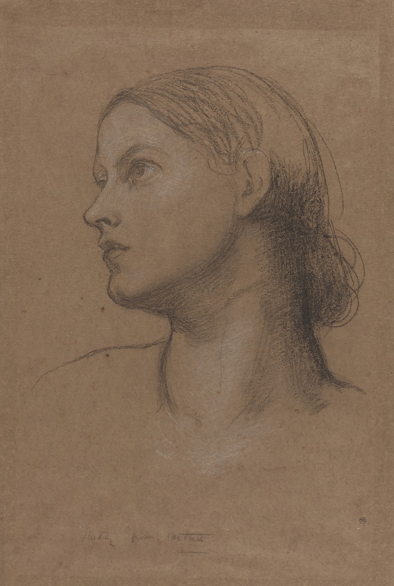 George Frederic Watts - Head of a Young Woman
