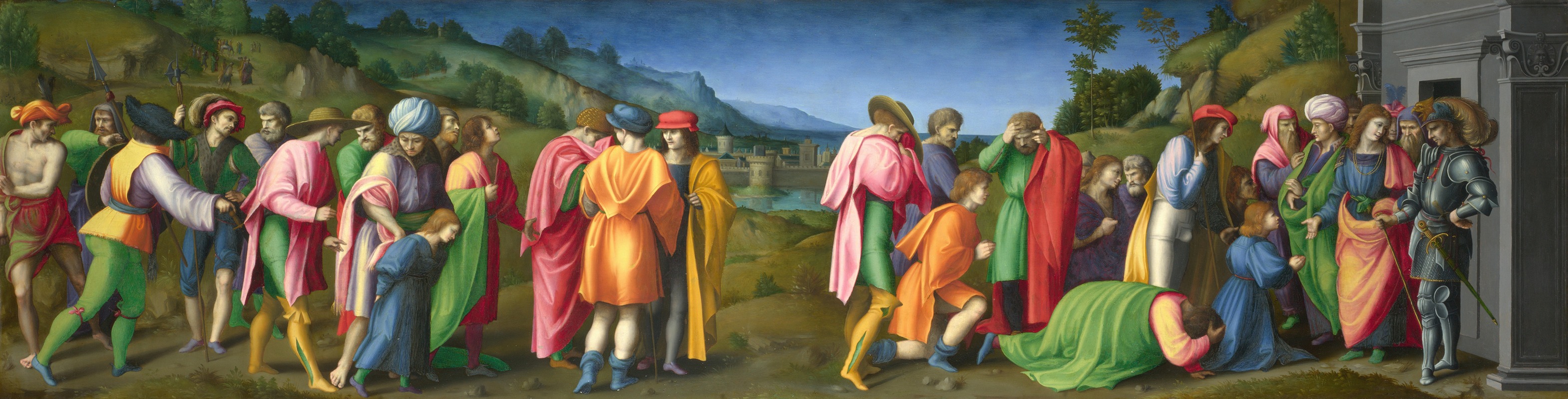 Bacchiacca - Joseph pardons his Brothers