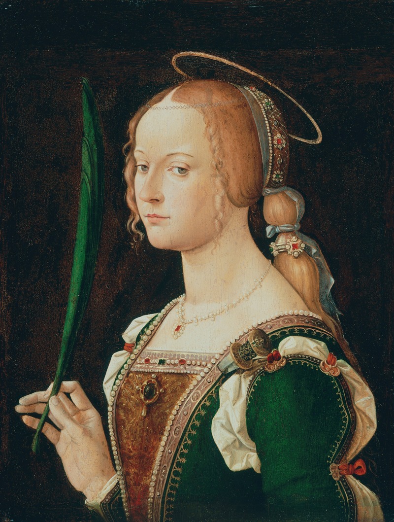 Bartolomeo Montagna - Saint Justina of Padua